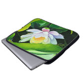 Housse Pour Ordinateur Portable Floral Lily blanche (Devant bas)