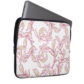 Housse Pour Ordinateur Portable Floral Pattern Laptop Sleeve – Modern Aesthetic Pr (Devant droit)