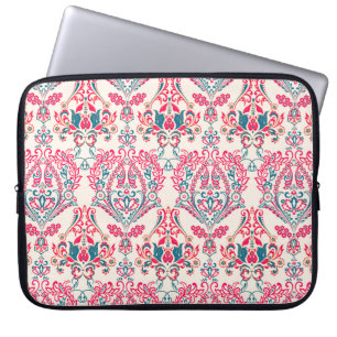 Housse Pour Ordinateur Portable Floral sans soudure Ornate damask arrière - plan.