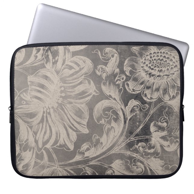 Housse Pour Ordinateur Portable Floral vieilli (Devant)