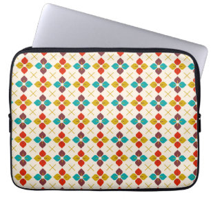 Housse Pour Ordinateur Portable Flore rétro