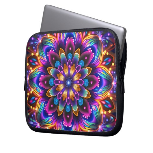 Housse Pour Ordinateur Portable Flower (devant gauche)