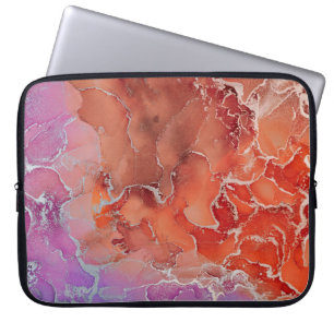 Housse Pour Ordinateur Portable Fluid Art. Moderne ? arrière - plan coloré bstract