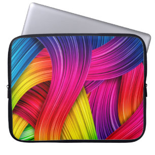 Housse Pour Ordinateur Portable fond abstrait coloré, couleur,