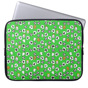 Housse Pour Ordinateur Portable Footballs, Chemises blanches, & Ventilateurs