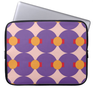Housse Pour Ordinateur Portable Forme géométrique design motif rétro abstrait vint