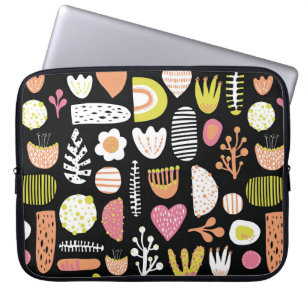 Housse Pour Ordinateur Portable Formes abstraites sans couture coloré vintage enfa