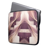Housse Pour Ordinateur Portable Formes carrées art IA (devant gauche)