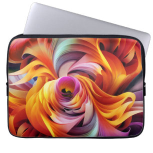 Housse Pour Ordinateur Portable Formes de torsion modernes