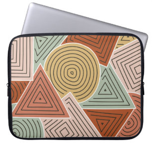 Housse Pour Ordinateur Portable Formes et lignes géométriques Abstraites illustrat