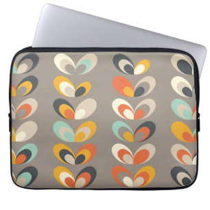 Housse Pour Ordinateur Portable Formes géométriques colorées rétro – Esthétique mo