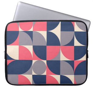 Housse Pour Ordinateur Portable Formes modernes et motif géométrique transparent e