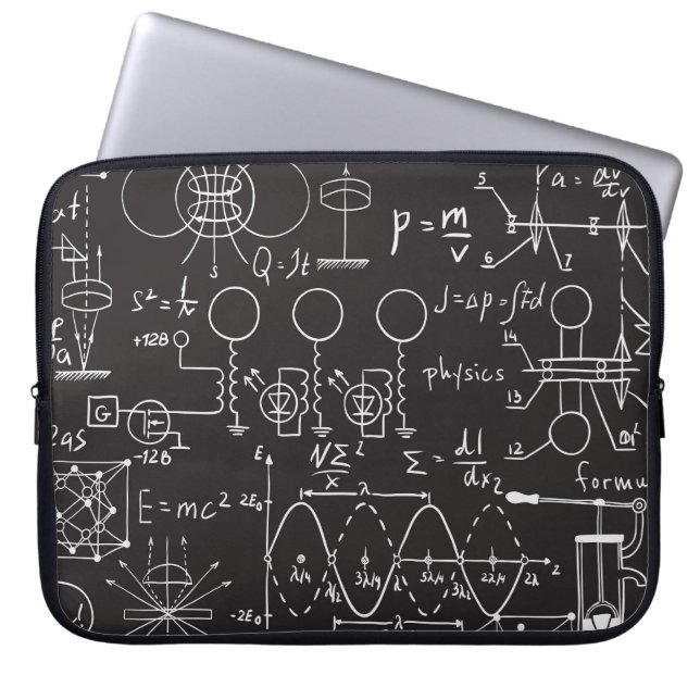 Housse Pour Ordinateur Portable Formules scientifiques : Patte de calcul du tablea (Devant)