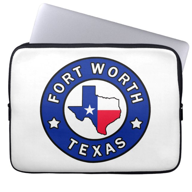Housse Pour Ordinateur Portable Fort Worth Texas (Devant)
