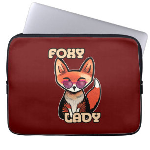 Housse Pour Ordinateur Portable Foxy Lady Cute Fox