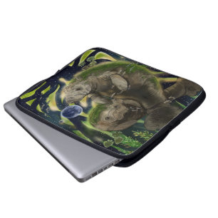 Housse Pour Ordinateur Portable Fragile Balance Manatees 