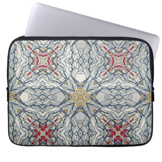 Housse Pour Ordinateur Portable Fragmented Mandala Collage
