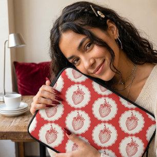 Housse Pour Ordinateur Portable Fraise