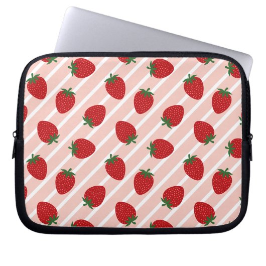 Housse Pour Ordinateur Portable Fraise délice (Devant)
