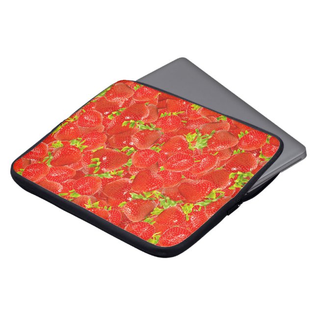 Housse Pour Ordinateur Portable Fraises (Devant haut)