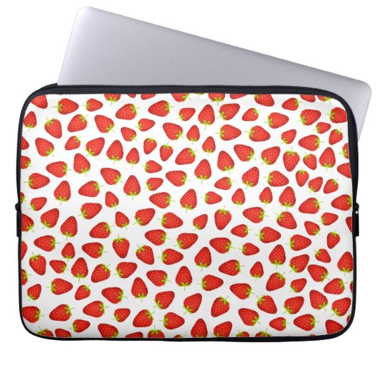 Housse Pour Ordinateur Portable Fraises (Devant)