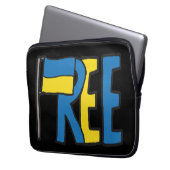 Housse Pour Ordinateur Portable Free Ukraine (devant gauche)