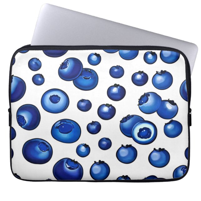 Housse Pour Ordinateur Portable Fresh Blueberry (Devant)
