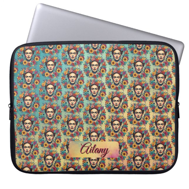 Housse Pour Ordinateur Portable Frida Kahlo (Devant)