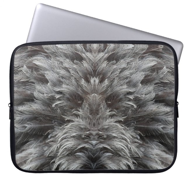 Housse Pour Ordinateur Portable Fruf de fleur de plumes (Devant)