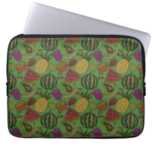 Housse Pour Ordinateur Portable Fruit motif transparent motif de surface de frui