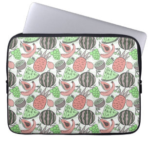 Housse Pour Ordinateur Portable Fruit motif transparent motif de surface de frui