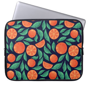 Housse Pour Ordinateur Portable Fruit orange : Vintage coloré sans fil