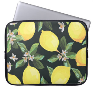 Housse Pour Ordinateur Portable Fruits de citron : Conception Motif transparente