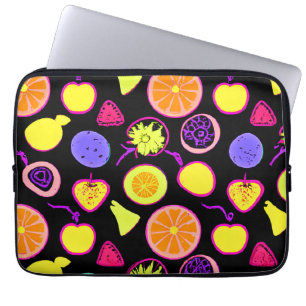 Housse Pour Ordinateur Portable Fruits de Neon Vibrants