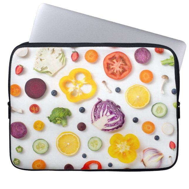 Housse Pour Ordinateur Portable Fruits et légumes (Devant)