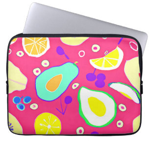 Housse Pour Ordinateur Portable Fruits Tropicaux Motif élégant. Acheter maintenant