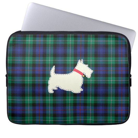 Housse Pour Ordinateur Portable Funda con scotish terrier (Devant)