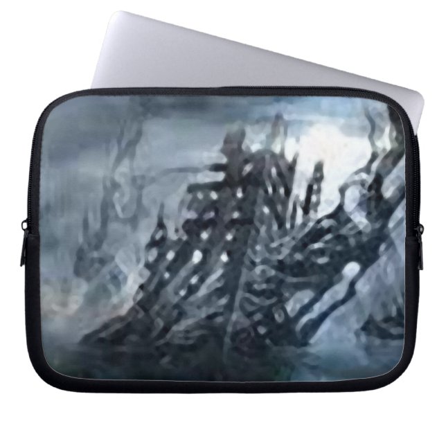 Housse Pour Ordinateur Portable _funda_foncé Abstrait_10 (Devant)