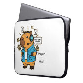 Housse Pour Ordinateur Portable Funny Gaming Tablet Case – Lag Is My Enemy Design (devant gauche)