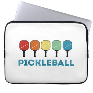 Housse Pour Ordinateur Portable Funny Pickleball Retro Vintage