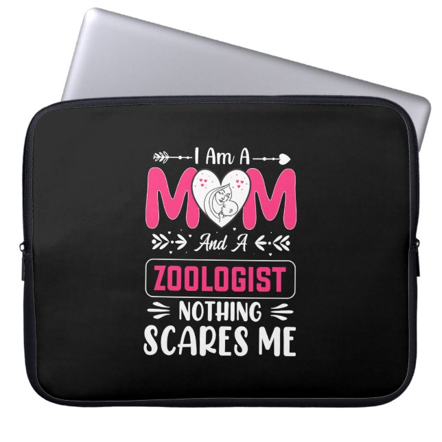 Housse Pour Ordinateur Portable Funny Zoologiste maman, Zoologiste maman (Devant)