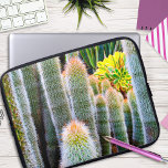 Housse Pour Ordinateur Portable Fuzzy Green Cactus Succulent Photo Simple Moderne<br><div class="desc">Les cactus poussent dans les conditions désertiques les plus dures. Rêvez de jours ensoleillés et de l'atmosphère paisible d'un jardin d'été chaque fois que vous utilisez cette superbe pochette d'ordinateur portable en néoprène photographie. Cette pochette pour ordinateur portable est disponible en trois tailles : 15", 13" et 10". Fait un...</div>
