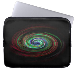 Housse Pour Ordinateur Portable Galaxie tourbillonnante Cool Abstrait Noir