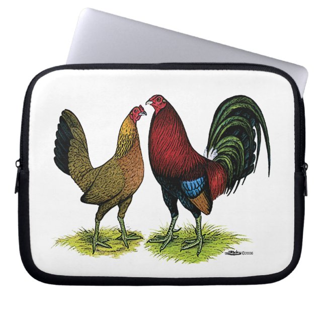 Housse Pour Ordinateur Portable Gamefowl Pair (Devant)