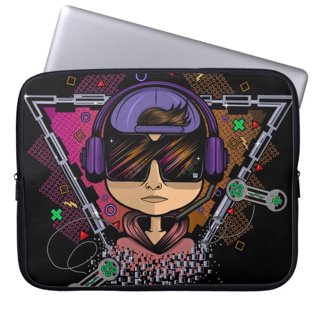 Housse Pour Ordinateur Portable Gamer Boy (Devant)