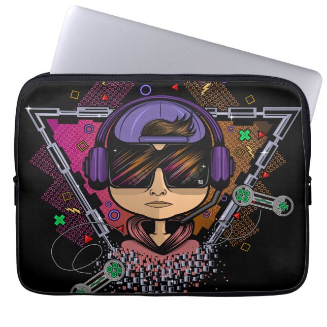 Housse Pour Ordinateur Portable Gamer Boy (Devant)