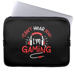 Housse Pour Ordinateur Portable Gamer Gift   Ne Peut Pas Ici Vous Je Joue