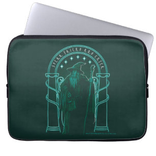 Housse Pour Ordinateur Portable GANDALF™ "Parle Ami Et Entre" Portes de Durin