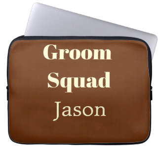 Housse Pour Ordinateur Portable garçon d'honneur enterrement de vie de jeune fille