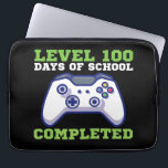 Housse Pour Ordinateur Portable Garçons Niveau 100 Jours D'École Terminé<br><div class="desc">100 Jours De Chemise D'École,  Pour Garçons Niveau Terminé Gamer</div>